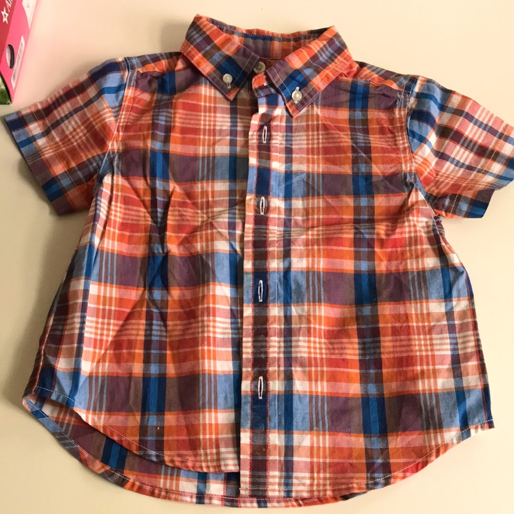 Lands’ End cotton shirt,2T